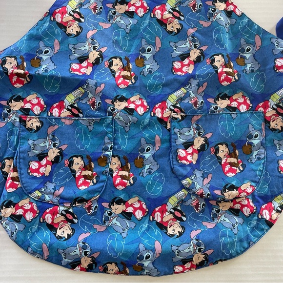Lolo Stich Child Apron Adjustable Reversible 2 Pocket Lined. - Picture 3 of 6